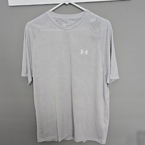 Under Armour Men's Gray Jacquard T-Shirt